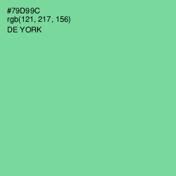 #79D99C - De York Color Image